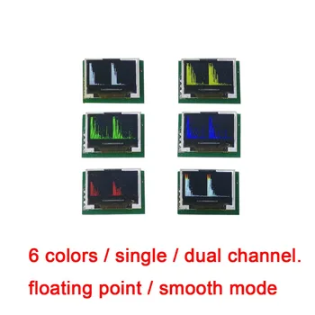 Mini 0.96 Collu IPS Krāsu Ekrāns, Multi Režīmā Spektra attēlu Analizatora BLOKS LED Instruments, Gaismas, Lai norādītu Apjoms DC5V