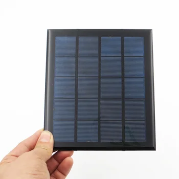 Mini 5V 2.5 W 500 ma, Saules Paneļu Polikristālu Saules Šūnas apgādāt ar enerģiju Panelis Modulis DIY Akumulators Mobilo Telefonu Rotaļlietas Lādētāji