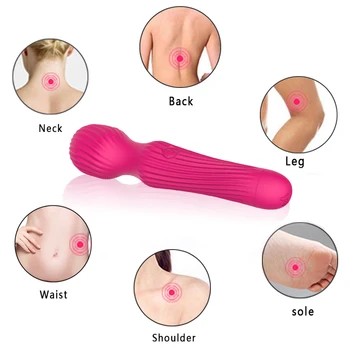 Mini AV Sieviešu Vibrators Klitora Stimulators Burvju Nūjiņu Sievietēm Dildo Vibrējošais Massagers Intīmo Preču Seksa Rotaļlietas Pieaugušajiem
