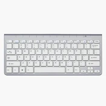Mini Bezvadu Tastatūru, Peli, Iestatiet Ūdensizturīgs 2.4 G Apple Mac DATORU, Dators, Bezvadu Klaviatūra Birojs Klusajā Izslēgtu Tastatūras