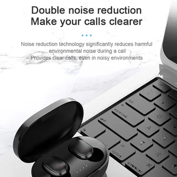Mini earbuds bezvadu austiņas Gaisa punkti tws Ūdensizturīgs austiņas HD skaņas kvalitātes in-ear bluetooth austiņas Mobilo Telefonu
