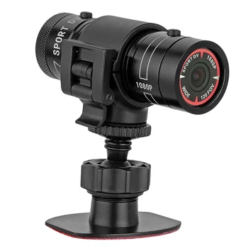 Mini F9 HD 1080P Velosipēds Motocikls Ķivere Sporta Fotokameru, videokameru DV Videokamera Mini Kameras