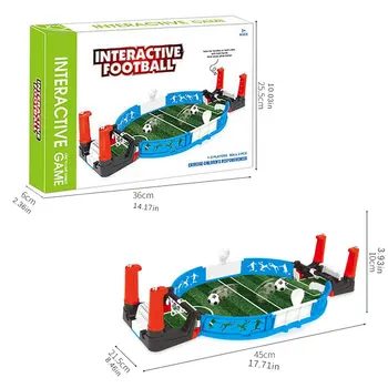 Mini Galda Futbola Spēli Fun Komplekts Desktop Viegls Portatīvie Galda Spēle 822 Futbola Spēles Jaunas Bērnu Rotaļlietas