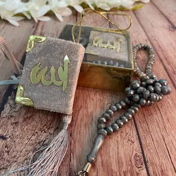 Mini Korāns Uzstādīt Korāns ar Tasbeh Rožukroni ar Mini Korāns, Dāvanu Idejas Eid dod priekšroku Vecis Dāvanas Krāsains Mini Korāns Musulmaņu Atbalsta