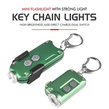 Mini LED Keychain Lukturīti Augstas Spilgti Lāpu Kempings Pārgājienu Avārijas 2020 JAUNAS