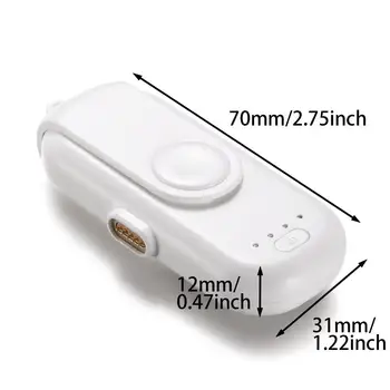 Mini Magnētisko Lādētāja Jauda Banka Micro USB Type C 1000mAh Portable Akumulatora Lādētājs 3 in1 Mobilo Telefonu Lādētāju Magetic