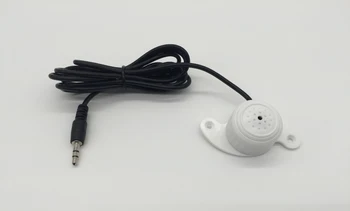 Mini Mikrofons Skaņas Monitoru komplekts Ārējās Audio Pasīvās Uztveršanas ierīce, Lai Drošības Novērošanas IP Kameras CCTV Aksesuāri