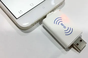 Mini Portatīvo 125KHz RFID Tuvuma Smart EM Kartes Micro USB ID Kartes Lasītājs Win8/Android/OTG Smart Tālrunis Android Rfid Karšu Lasītājs