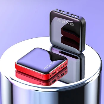 Mini Power Bank 20000mAh Portatīvo Uzlādes PowerBank 10000mAh USB PoverBank Ārējo Akumulatoru Lādētāju Xiaomi iPhone, Huawei 7