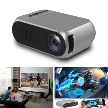 Mini Sadzīves Projektors HD 1080P LED Multi-media Mājas Kinozāles Projektors LHB99