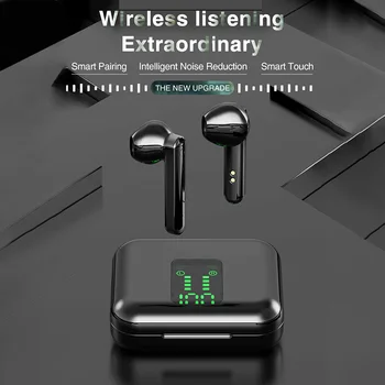 Mini TWS Bluetooth 5.1 Austiņas Bezvadu Austiņas Hifi Stereo Sporta Ūdensizturīgs Bezvadu Austiņas Austiņas Ar Mikrofonu