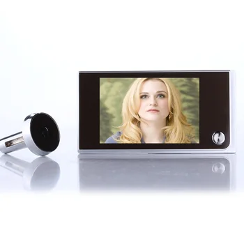 Mini āra Daudzfunkciju Mājas Security3.5inch 720P LCD Krāsu Digitālās TFT Atmiņas Durvju Peephole Skatītāju Durvju Drošības Kameru