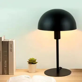 Minimālisma Metāla Sēņu Galda Lampa LED Acu Aizsardzībai Mazu Tabulu, Gaismas, Galda Kopmītnē Studentu Lasīšanas Plug-in naktslampas