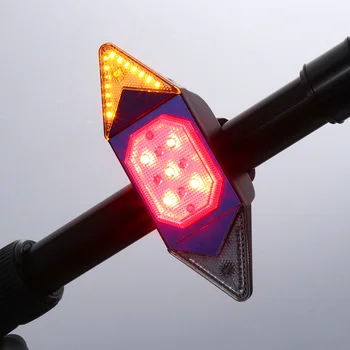 Mirgo Velosipēdu Apgaismojums Velosipēdu Pagrieziena Signālus USB Smart LED Astes Gaismas Tālvadības Indikators Nakts Izjādes Brīdinājuma Lampas