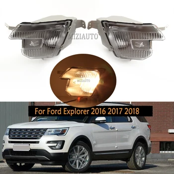 MIZIAUTO Halogēnu miglas lukturi Ford Explorer 2016 2017 2018 Foglights Miglas Lukturi priekšējo lukturu automašīnu pulcēšanās signālu gaismas, lukturu