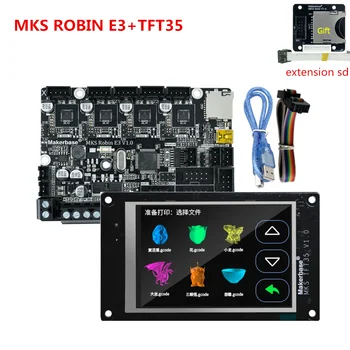 MKS Robin E3 mātesplati Ender3 CR 10 uzlabot daļas, 3D printeri, 32-bit vadības panelis MKS TFT35 touch screen MKS TFT WIFI 3d touch