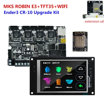 MKS Robin E3 mātesplati Ender3 CR 10 uzlabot daļas, 3D printeri, 32-bit vadības panelis MKS TFT35 touch screen MKS TFT WIFI 3d touch
