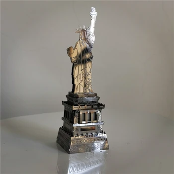 MMZ MODELIS nanyuan 3D metāla puzzle brīvības Statuja modelis komplekti DIY Lāzera Savākt mozaīkas modelis komplekti puzles bērniem dāvanas