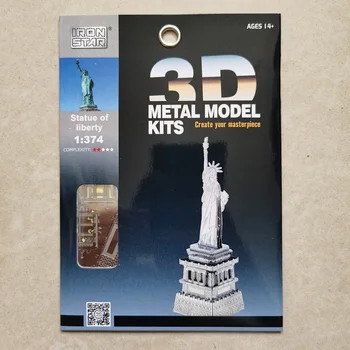 MMZ MODELIS nanyuan 3D metāla puzzle brīvības Statuja modelis komplekti DIY Lāzera Savākt mozaīkas modelis komplekti puzles bērniem dāvanas