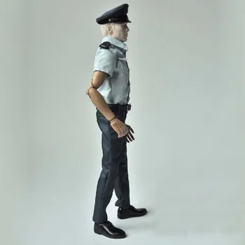 Mnotht 1/6 Mēroga Karavīrs Piederumi Hongkong policijas Īsām piedurknēm uzvalks Drēbes Fit 12ar Vīriešu Ķermeņa Rīcības Attēls modeļa m3