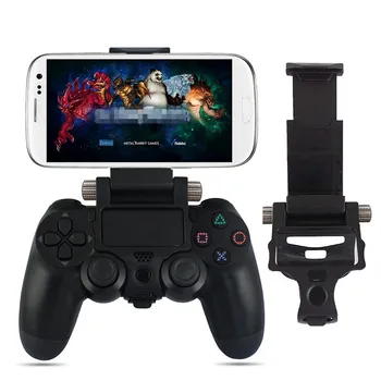 Mobilo Telefonu Spēļu Klipu Turētājs PS4 Kontrolieris Regulējams Spēļu Tālrunis Skava PS4 Gamepad par DualShock 4 Spēle Kontrolieris