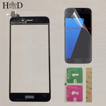 Mobilo Touch Screen Ekrāns, Lai HuaWei Honor 6.C Pro JMM-L22 Priekšējā Stikla skārienekrāns Digitizer Panelis Sensoru