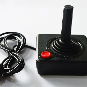 Modernizētas, 1.5 M Spēļu Kursorsviru Kontrolieris ar 4-way Sviru un Vienas Darbības Pogu Retro Gamepad par Atari 2600 Spēles Šūpuļzirgs USB