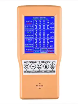 Modernizētas, Air-Testeris-Detektors Precīzu Mērīšanas Gaisa Kvalitātes Monitors Ar 1000mAh Litija Akumulators PM2.5 PM10 CO2 AMeasuring Rīki