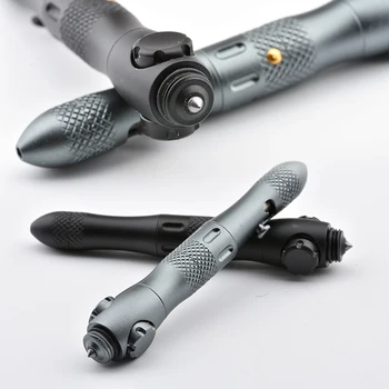 Modernizētas Versija Multi-function Self Defense Taktiskās Pildspalvu Fidget Ripu Avārijas Stikla Breaker Āra Izdzīvošanas EDC Rīks