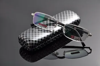 Modes dioptriju brilles kvalitātes vīriešu lasīšanas brilles ar Kasti 1.0 1.5 2.0 2.5 3.0 3.5 4.0 gafas de lectura EV1120