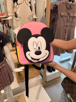 Modes Disney-bērnu soma Mickey Mouse bērnu Bacpack pavasara Rudens Mickey Minnie Peles modelis mugursoma Bērniem Dāvanas