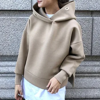 Modes gadījuma Japāņu 2020. gadā-pavasarī un rudenī kapuci sweatershirt sieviešu plus lieluma zaudēt korejiešu versija