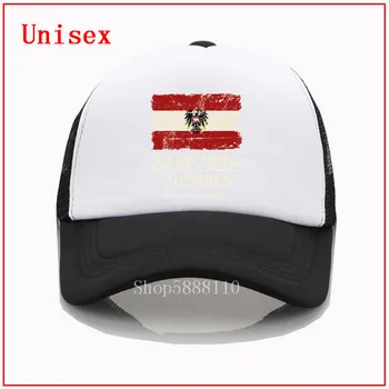 Modes kokvilnas cepure Austrija Karoga vīnes Drukāšanas beisbola cepure Vīriešiem, sievietēm Vasarā saules cepuri hip hop cepuri, Pludmales hat Visor XZ00009