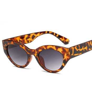 Modes Leopard Saulesbrilles Kaķa Acs, Saules brilles Sievietes Sexy Galda Vasaras 2018. Gadam Būtiski, Dekoratīvās Sunglass