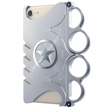Modes Metāla, Alumīnija Bufera Triecienizturīgs Aizmugurējo Vāciņu Apple iPhone 7 8 Spēles Cimdi Pirksta Gredzenu Tālruni Gadījumā, iPhone 6 6s