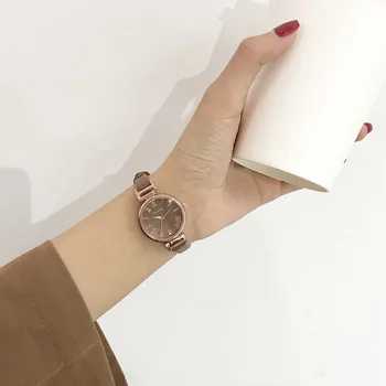 Modes plānas siksnas romu sieviešu pulksteņi ulzzang luksusa zīmolu dāmas rokas pulksteņi elegants dizains, sieviešu kvarca pulksteni dāvanas