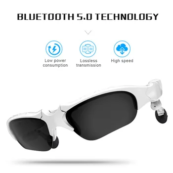 Modes Saulesbrilles Bluetooth 5.0 Austiņas X8S Austiņas Polarizētās Austiņas Viedās Brilles ar Mikrofonu Austiņas Braukšanas Āra