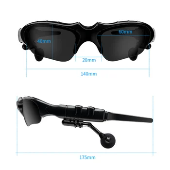 Modes Saulesbrilles Bluetooth 5.0 Austiņas X8S Austiņas Polarizētās Austiņas Viedās Brilles ar Mikrofonu Austiņas Braukšanas Āra