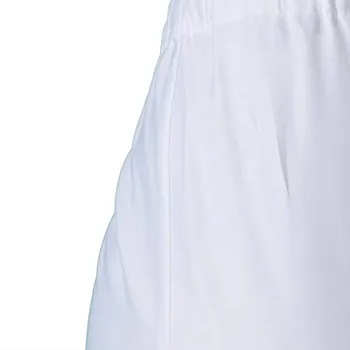 Modes Sievietes Baltā krāsa Gadījuma Stulpiņi Bikses Dāmas Relaksējošu Brīvā laika Bikses