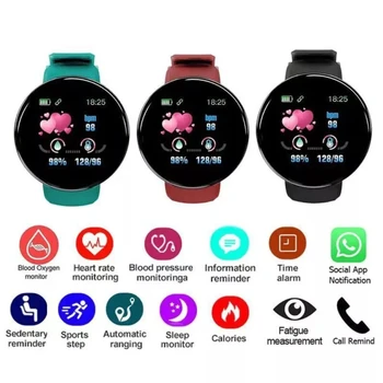 Modes Smart Watch Sievietēm, Vīriešiem, Elektronika Sporta Rokas pulksteni, Lai Android, IOS Laukumā Smartwatch Smart Pulksteņa Stundas