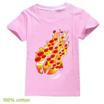 Modes Vasaras T Krekls Bērniem Lielie Zēni Meitene PRESTONPLAYZ 3d Krāsu Iespiests Preston Playz 2020. Gadam Topi Bērniem Grinch Drēbes