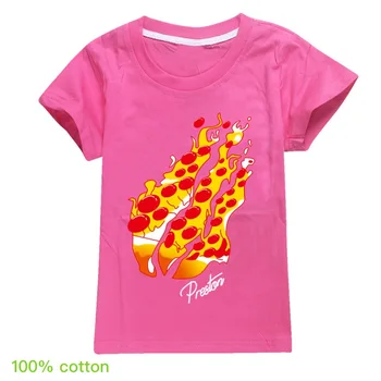 Modes Vasaras T Krekls Bērniem Lielie Zēni Meitene PRESTONPLAYZ 3d Krāsu Iespiests Preston Playz 2020. Gadam Topi Bērniem Grinch Drēbes