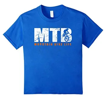 Modes vīrieši Hip Hop Drukāt Kalnu Biker - Vintage MTB veikt krekli ar Īsām Piedurknēm Vīriešu T-krekls Topi Vasaras T krekls