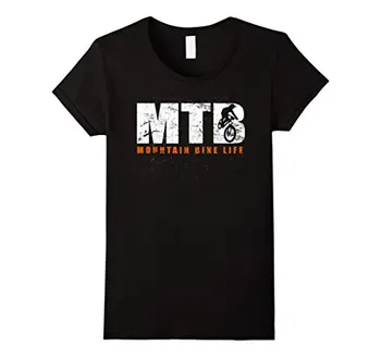 Modes vīrieši Hip Hop Drukāt Kalnu Biker - Vintage MTB veikt krekli ar Īsām Piedurknēm Vīriešu T-krekls Topi Vasaras T krekls