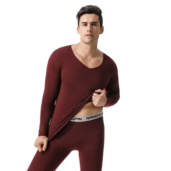 Modes vīrieši self-apkures bezšuvju seksīga apakšveļa vīriešu rudens drēbes saspringts zemāko pidžamu Silts Intimates