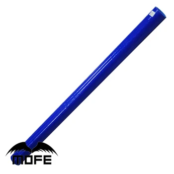 Mofe 3 Plys Blue 1 Metrs ID: 1.57 Collas / 40mm Silikona Taisni Dzesēšanas šķidruma Šļūtene