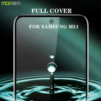 MOFi Rūdīta Stikla Samsung Galaxy M51 Aizsargājošu Plēvi, Lai SamsungM51 Screen Protector HD Pilna apdrošināšana Pret Triecieniem