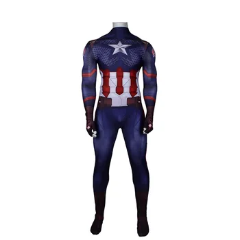 Moive Captain America Cosplay Kostīmu Stīvens Rogers Pilns Komplekts Halloween Karnevāls Supervaroņa Kostīms Pieaugušajiem/Bērniem