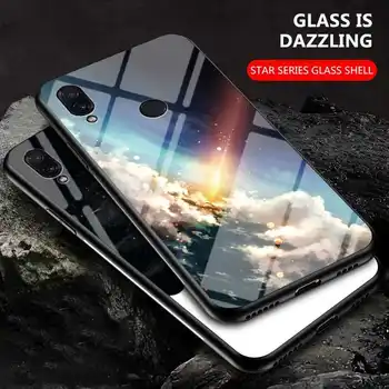 Mokoemi Zvaigžņotām Debesīm Modeli Stikla Gadījumā Lenovo Z6 Pro Z6 Jaunatnes Lietu Vāku Tālruni