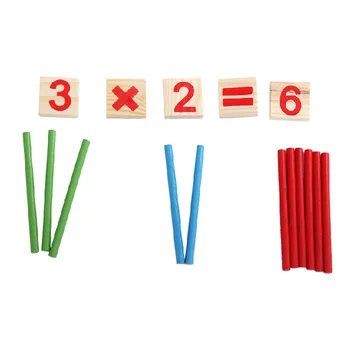 Montessori Matemātikas Rotaļlietas Koka Numuru Matemātikas Spēle Nūjas Izglītības Rotaļlieta, Puzzle Bērniem Mācīšanās Mācību Līdzekļu Kopums Bērna Dzimšanas Dienas Dāvana